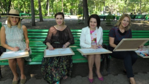 Моника Бабук приняла участие в акции "Раскрасим Кишинев"