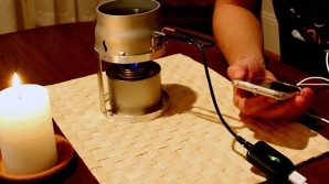 Американцы придумали, как заряжать телефон от свечи