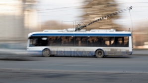 Невоспитанность пассажирки кишиневского троллейбуса (ВИДЕО)