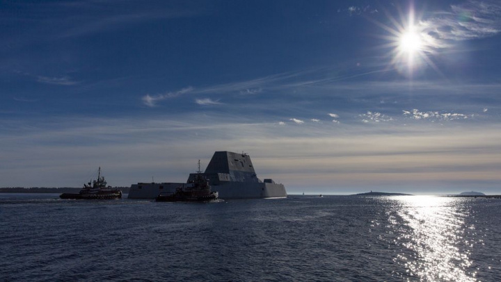 Самый большой эсминец ВМС США вышел в море (ФОТО)