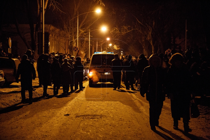 Как проходил протест у парламента 20 января (ФОТОРЕПОРТАЖ)