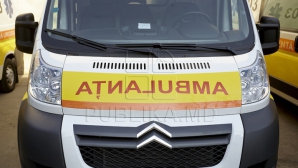 В машине скорой помощи перевозят цемент (ВИДЕО)