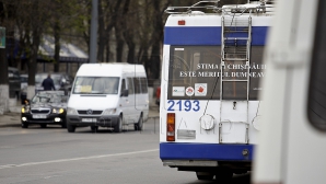 В Бельцах машина сбила водителя троллейбуса (ВИДЕО)
