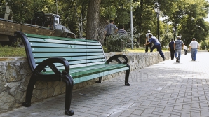 В столичных парках начинается ремонт скамеек