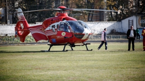 Вертолет SMURD доставил женщину в тяжёлом состоянии из Вулканешт в Кишинёв 