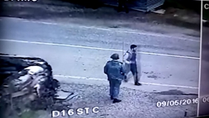 Появилось видео самоподрыва смертника под Грозным