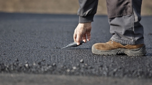 В Санкт-Петербурге асфальт уложили поверх травы (ФОТО)