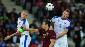 Чемпионат Европы по футболу: сборная Словакии обыграла Россию 