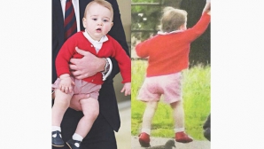 Британская принцесса Шарлотта донашивает вещи за принцем Джорджем