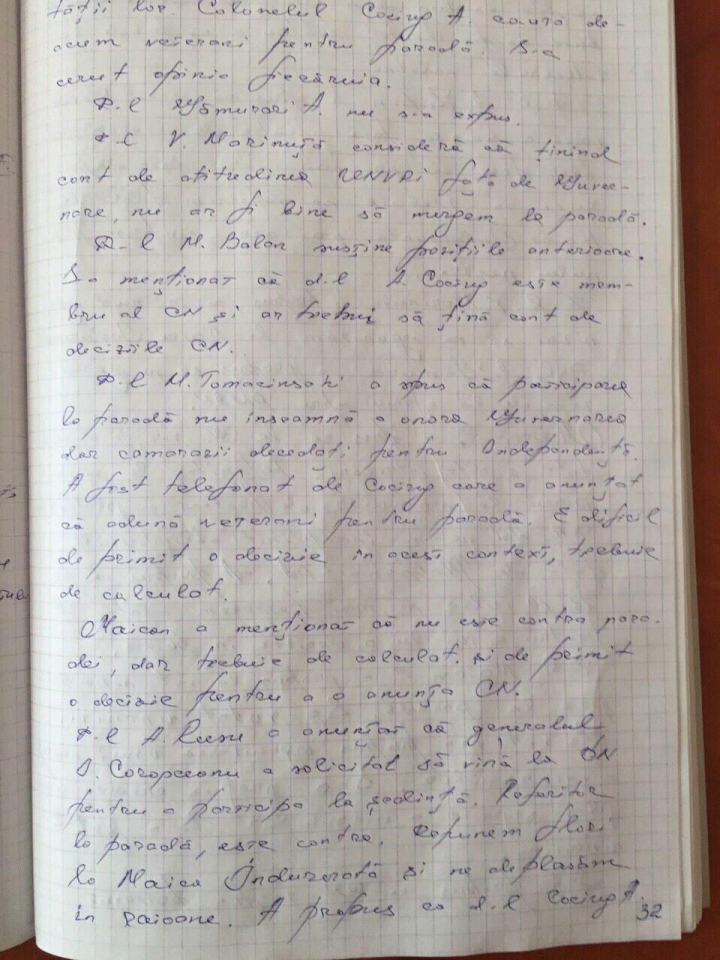 Протокол заседания совета ветеранов вооружённого конфликта на Днестре (ДОКУМЕНТ)