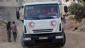 Гуманитарный конвой ООН попал под обстрел в Сирии