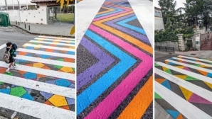 В столице появятся разноцветные пешеходные переходы