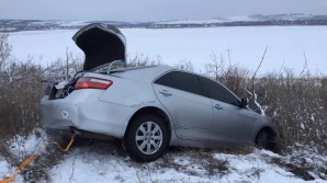 В Одесской области автомобиль с Савченко слетел с дороги