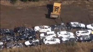 В США сошел с рельсов состав, перевозивший 120 новых автомобилей BMW