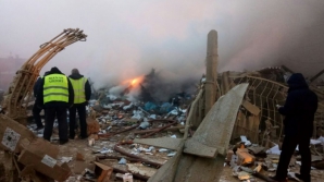 Опубликовано видео с места падения самолета под Бишкеком