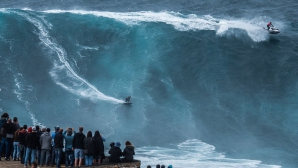 Лучшие сёрферы мира устроили шоу в португальском Назаре