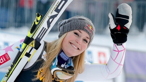 Линдси Вонн встретилась в Санкт-Морице с Ингемаром Стенмарком