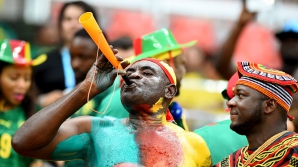 Чемпионов Африки на родине встречали сотни болельщиков