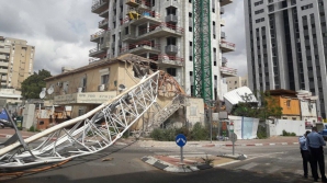 В Израиле рухнул строительный кран