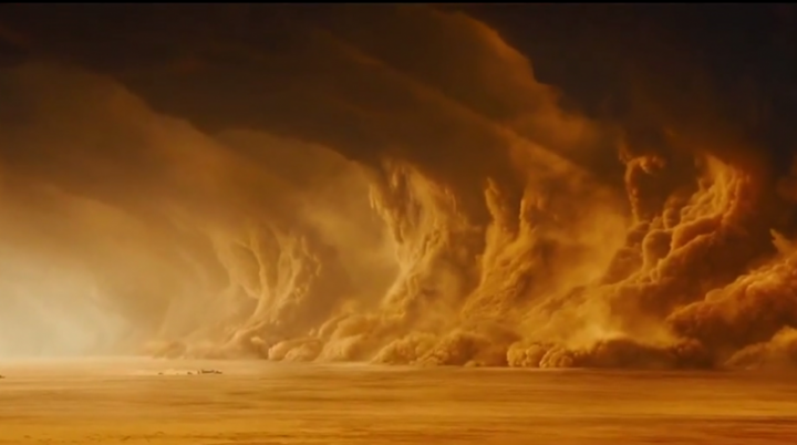 Буря площадью с Америку появилась на Марсе