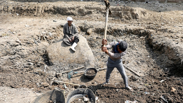 Фото: В Каире обнаружили предположительно статую фараона Рамзеса II