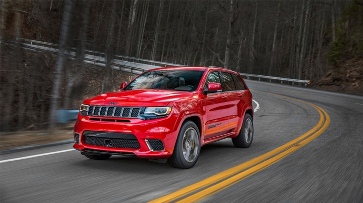 Jeep Grand Cherokee Trackhawk 2018 будет презентован в Нью-Йорке