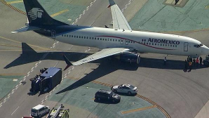 В Лос-Анджелесе столкнулись пассажирский самолет и грузовик
