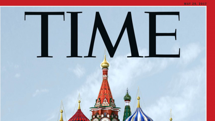 Time поместил на обложку Белый дом, сливающийся с храмом Василия Блаженного