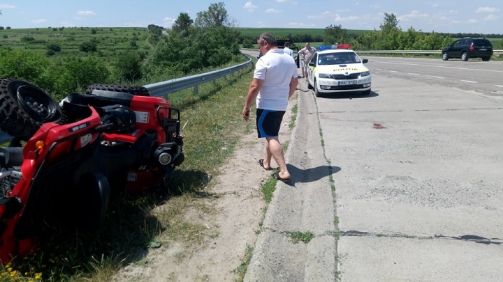 Сотрудник Пограничной полиции на квадроцикле врезался в автомобиль: фото