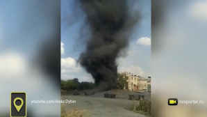 Черный смерч из шлака напугал жителей Челябинска