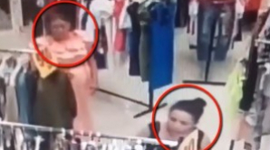 Женщины, укравшие платье в одном из столичных магазинов, попали на видео