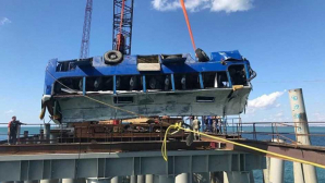 На Кубани возобновили поисковую операцию на месте падения автобуса