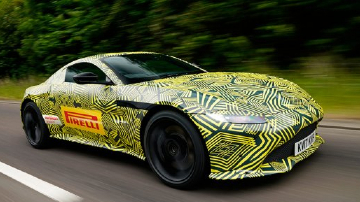 Aston Martin тестирует новую модель Vantage