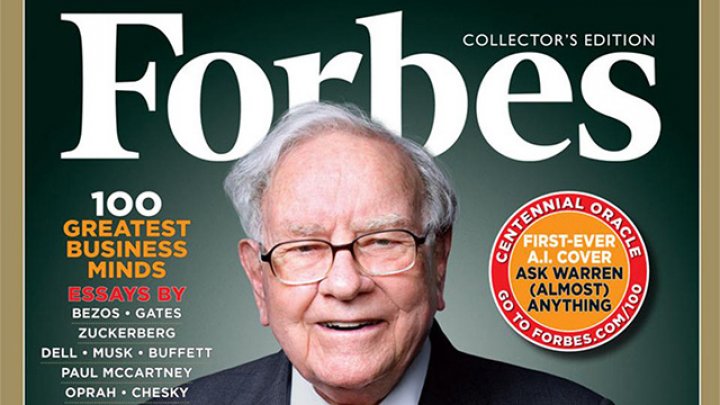 Forbes выпустил юбилейный номер журнала со списком 100 лучших бизнес-умов