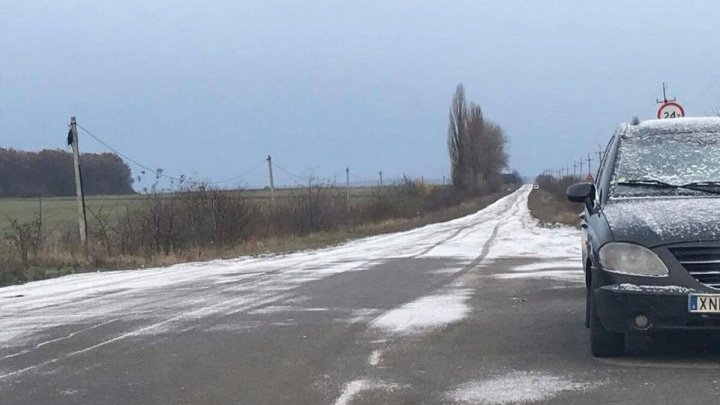 На севере Молдовы выпал первый снег: фото и видео 