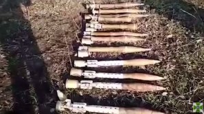 В Донбассе обнаружили склад с российскими боеприпасами