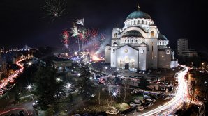 В Белграде открылась рождественская деревня