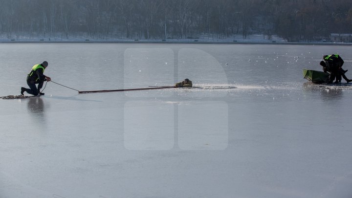 В парке "Валя Морилор" прошли учения спасателей: фоторепортаж