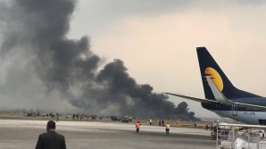 Появилось видео с места авиакатастрофы в аэропорту Катманду 