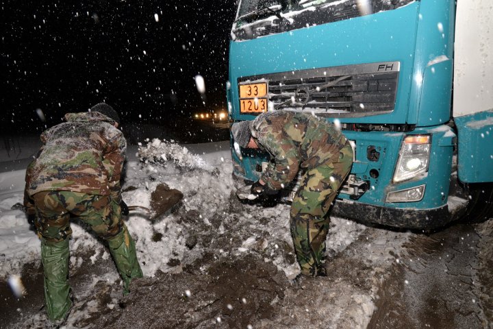 Павел Филип выразил благодарность структурам, которые боролись с последствиями снегопада всю ночь