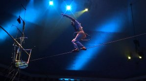 Шокирующие кадры: канатоходец сорвался с высоты во время выступления в цирке под Иркутском