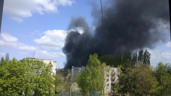 В столице полыхает Институт микробиологии