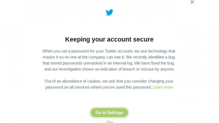 Twitter пользователям: возможно, вам стоит сменить пароль прямо сейчас