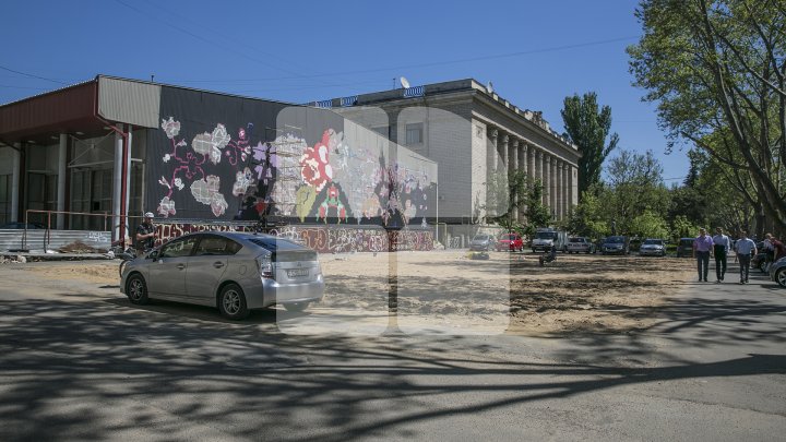 Необычный ковёр скоро появится в центре Кишинёва: фото