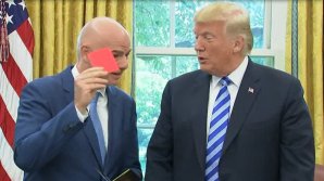 Джанни Инфантино встретился с Трампом в Белом доме и показал ему красную карточку
