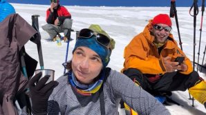 В Кишинев приехали два российских альпиниста: поделились опытом и рассказали много историй