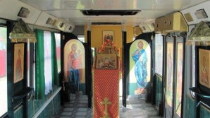 В России появилась церковь на колесах