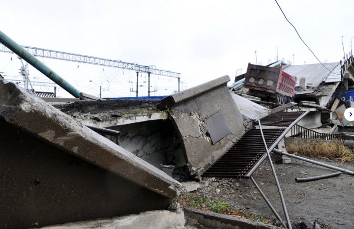 В Амурской области обрушился мост, проходящий над Транссибирской магистралью