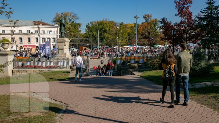 День города Кишинев: в центре и секторах весь день работают выставки и ярмарки (фоторепортаж)