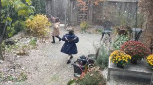 Видео, на котором дети-мигранты впервые увидели снег, стало популярным в Канаде